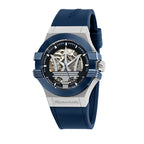 Maserati Potenza Auto Men's Silver Watch