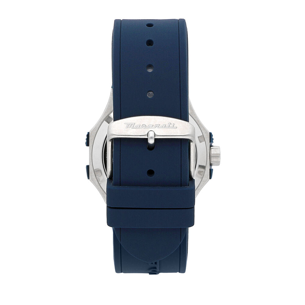 Maserati Potenza Auto Men's Silver Watch