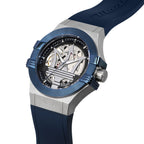Maserati Potenza Auto Men's Silver Watch