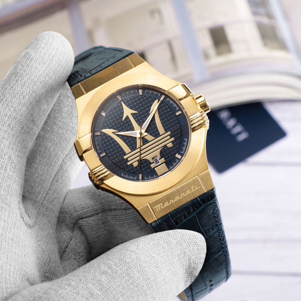 Maserati Men's Potenza  Blue Watch