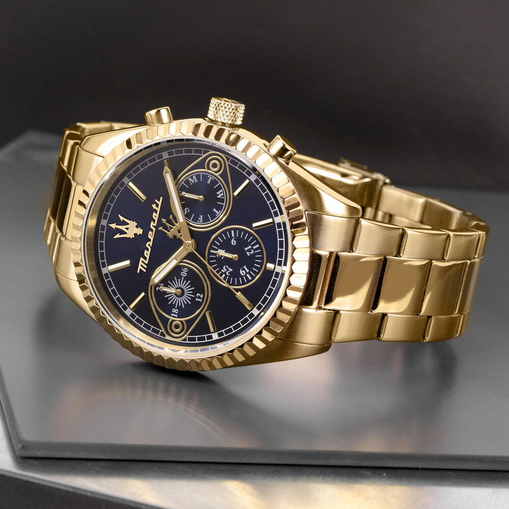 Maserati Competizione Men's Gold Watch