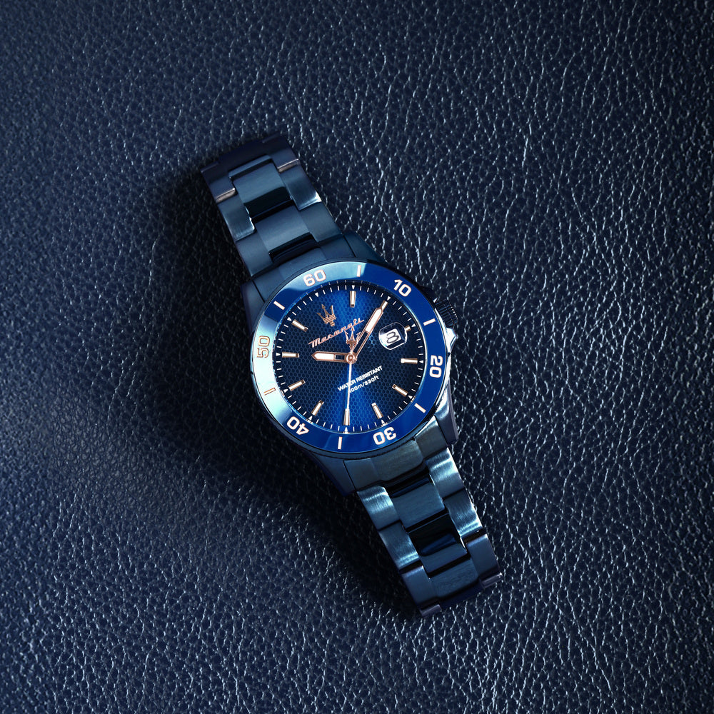 Maserati Competizione  Men's Blue Watch