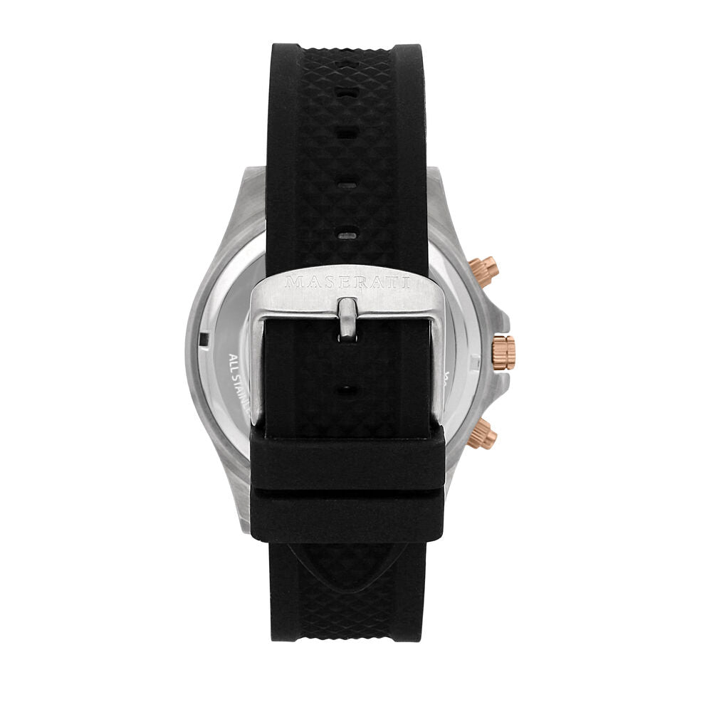 Maserati Men's Black Sfida Watch