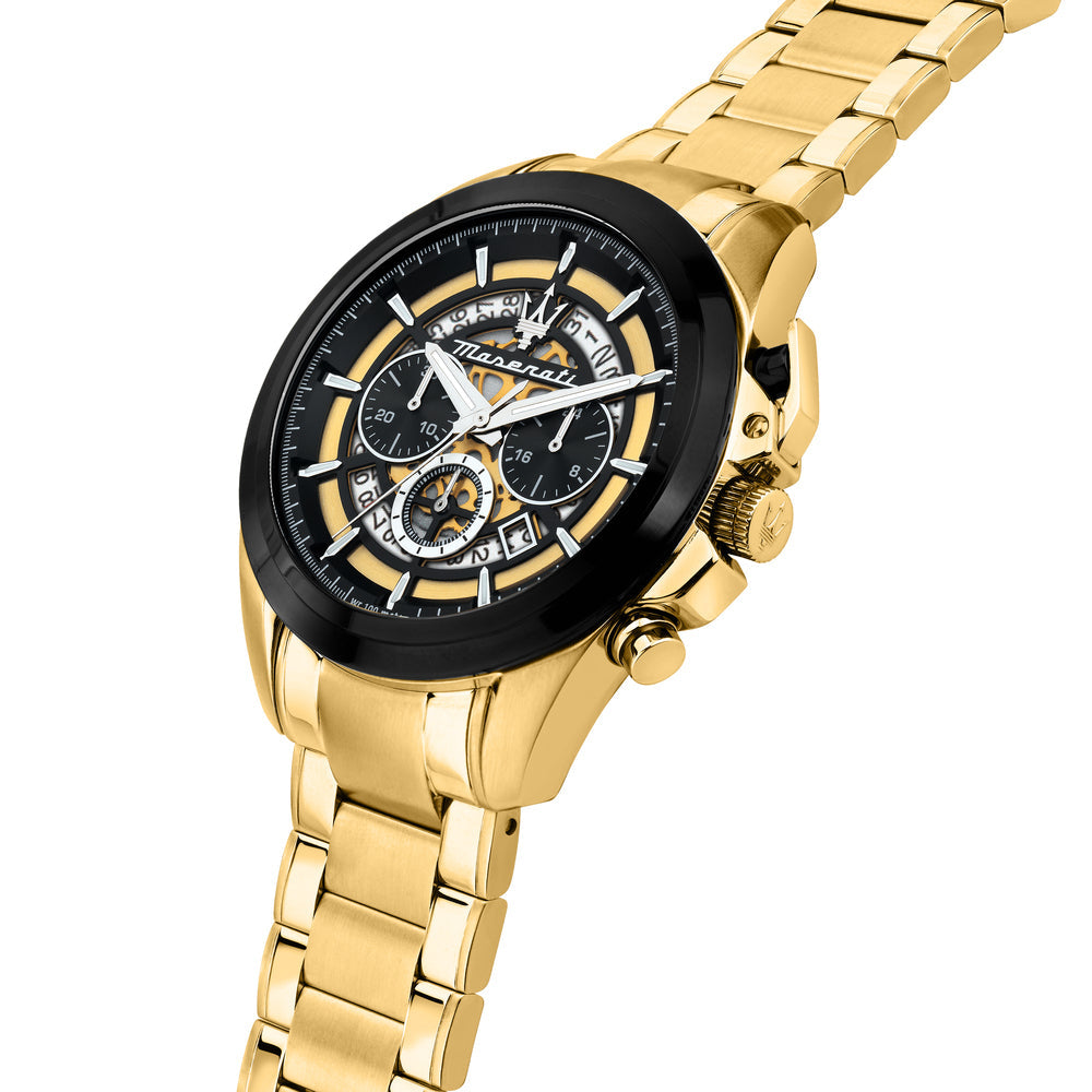 Maserati Traguardo  Men's Black Watch