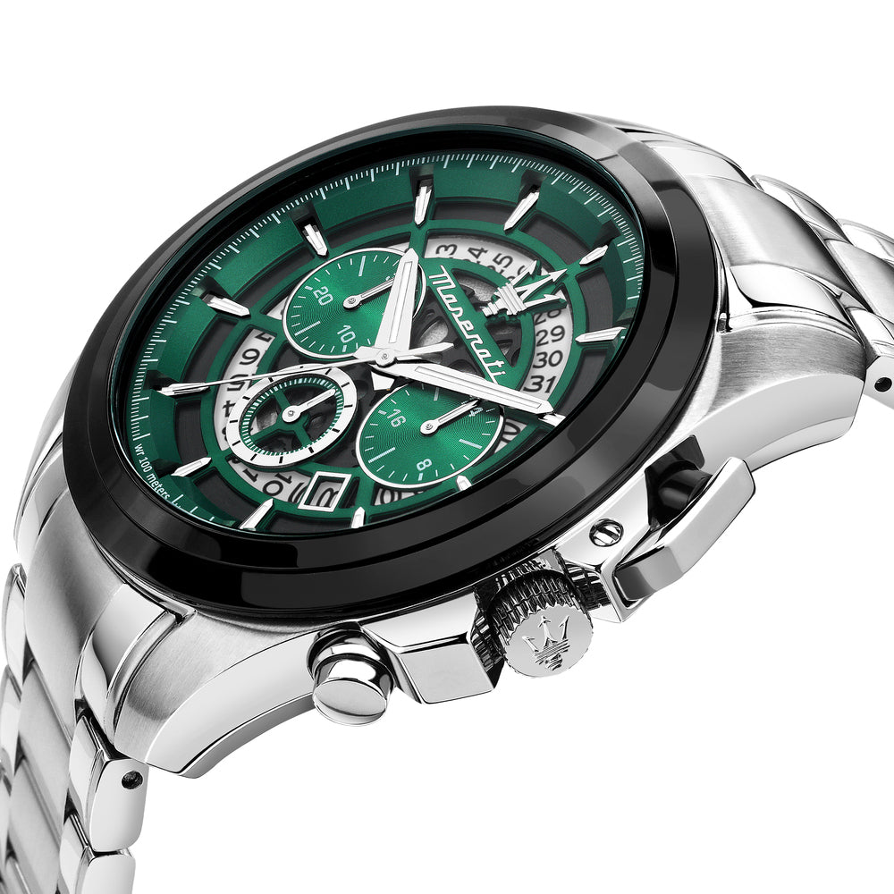 Maserati Traguardo  Men's Green Watch