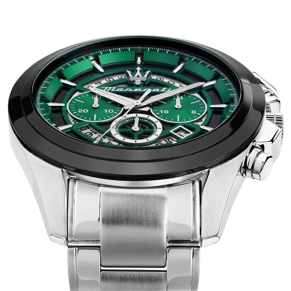 Maserati Traguardo  Men's Green Watch