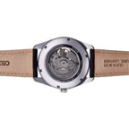 Orient Semi Skeleton Open Heart Men's Black Watch