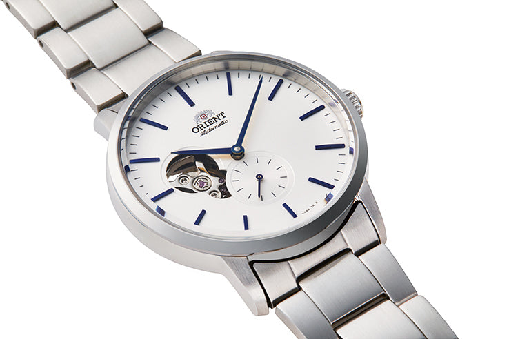 Orient Men's White Open Heart Automatic Watch RA-AR0102S