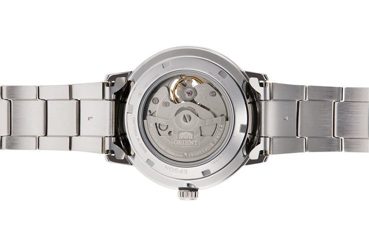 Orient Men's White Open Heart Automatic Watch RA-AR0102S