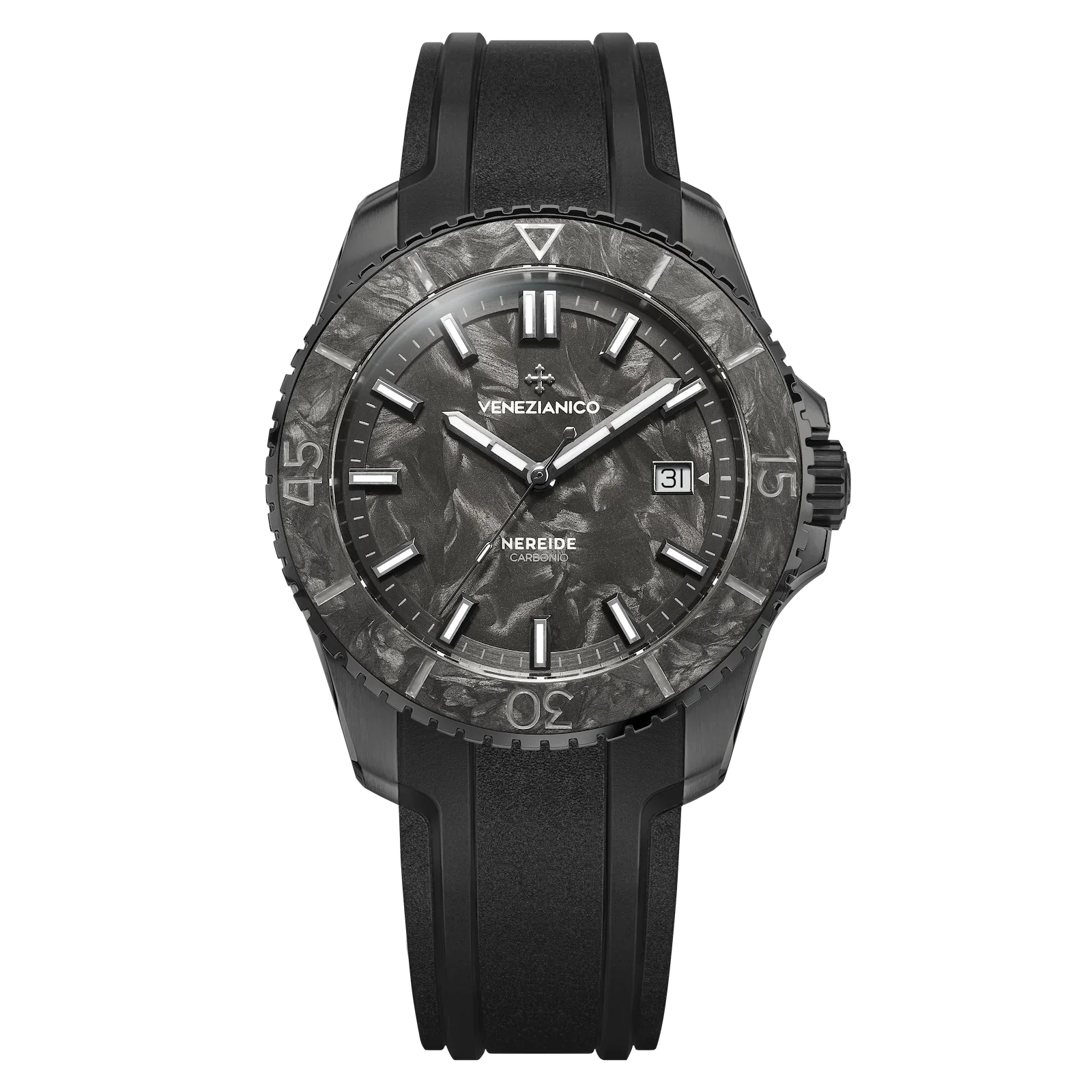Venezianico Nereide Carbonio Grey Men's Watch
