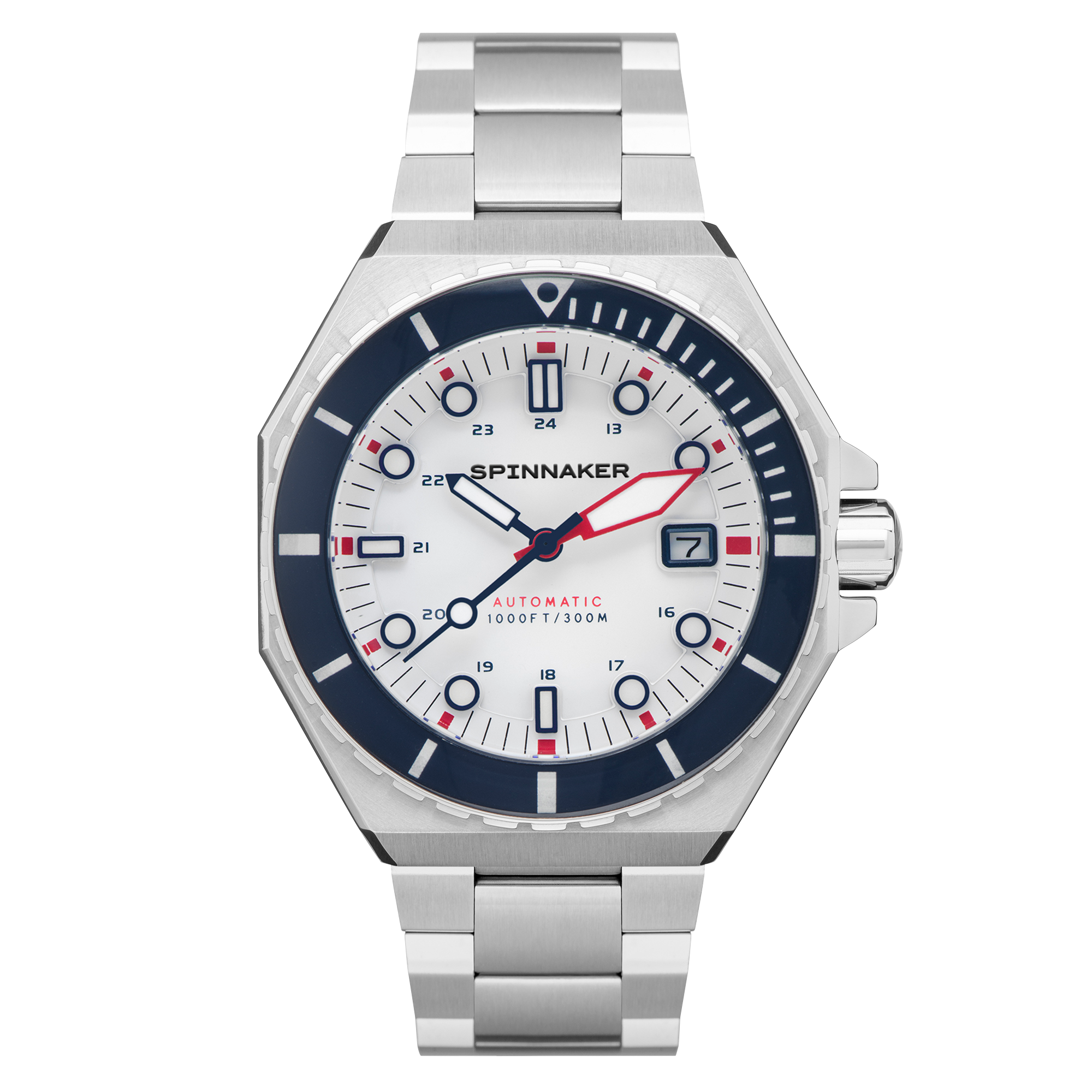 Spinnaker Dumas Men’s White Automatic Diver Watch