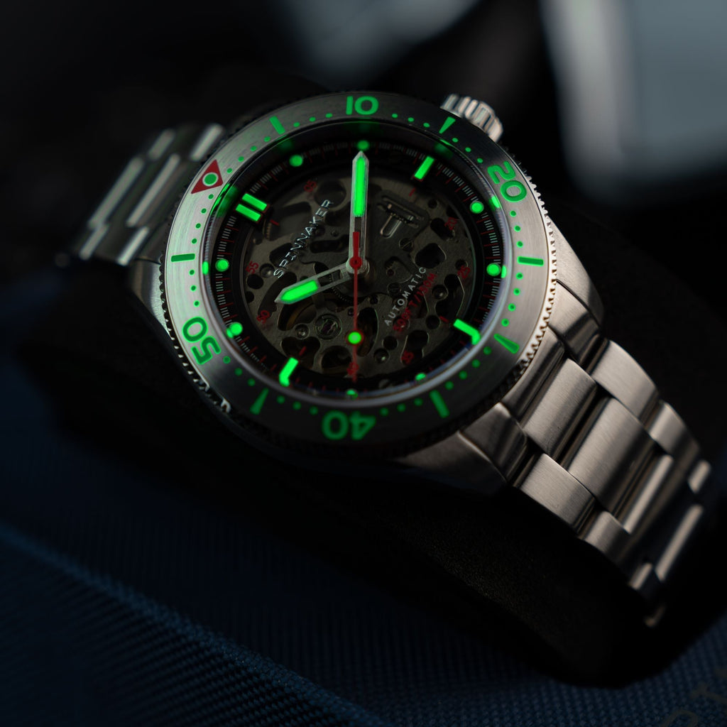 Spinnaker Croft 42 Skeleton Men's Black Watch