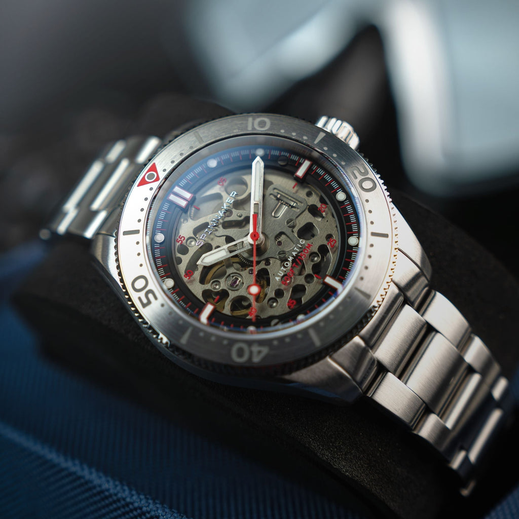 Spinnaker Croft 42 Skeleton Men's Black Watch