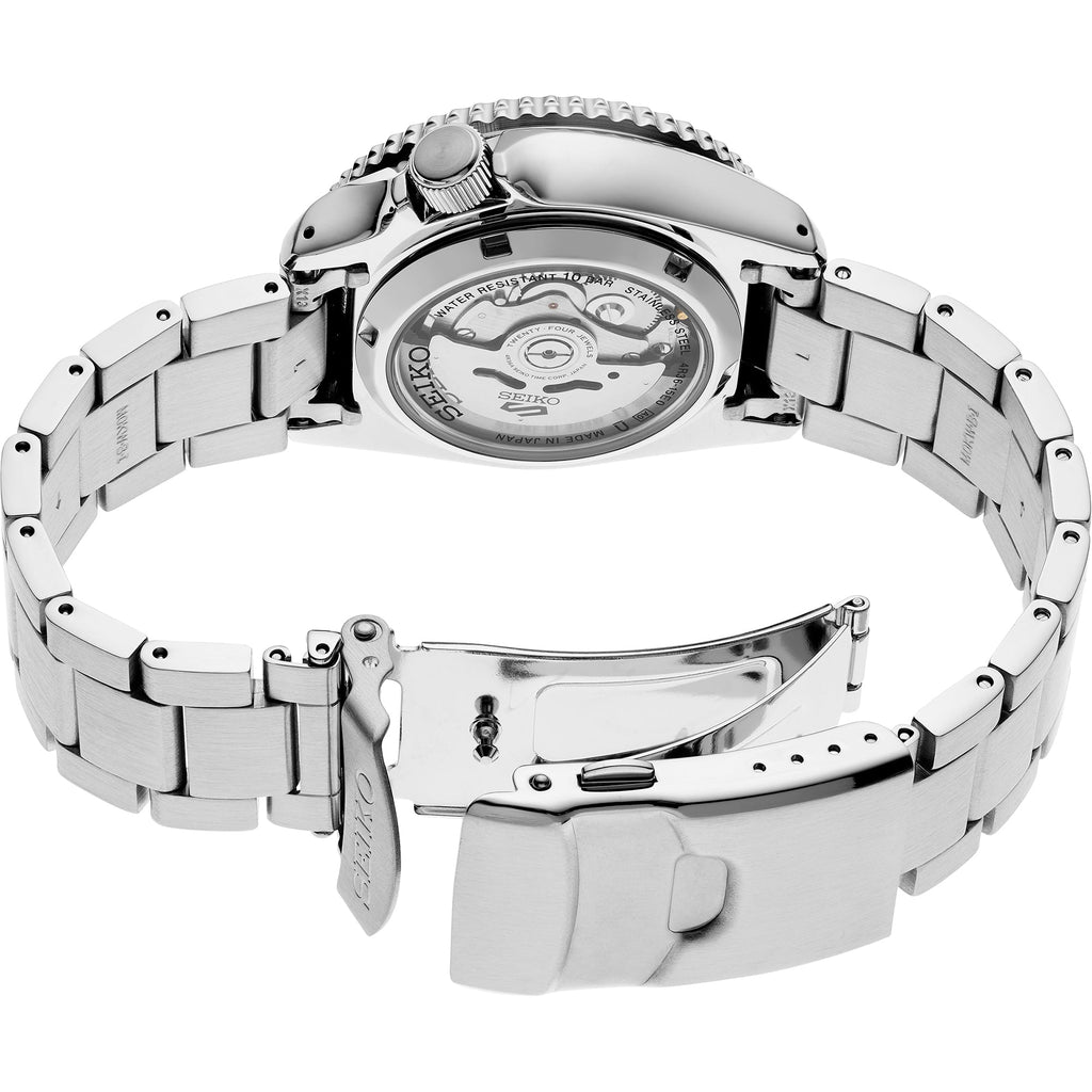 Seiko 5 Sports Rally Diver Men's Silver Automatic Watch