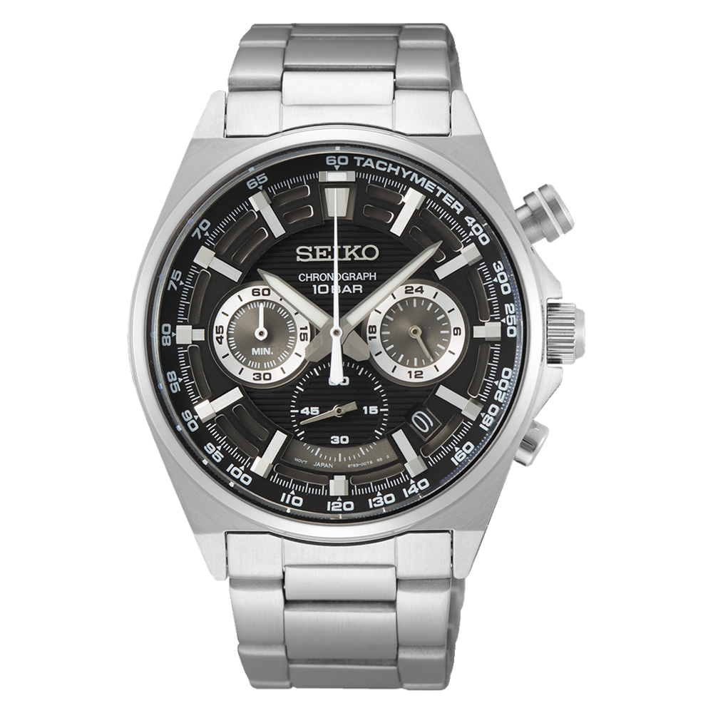 Seiko Neo Sports Chronograph Men's Black Watch
