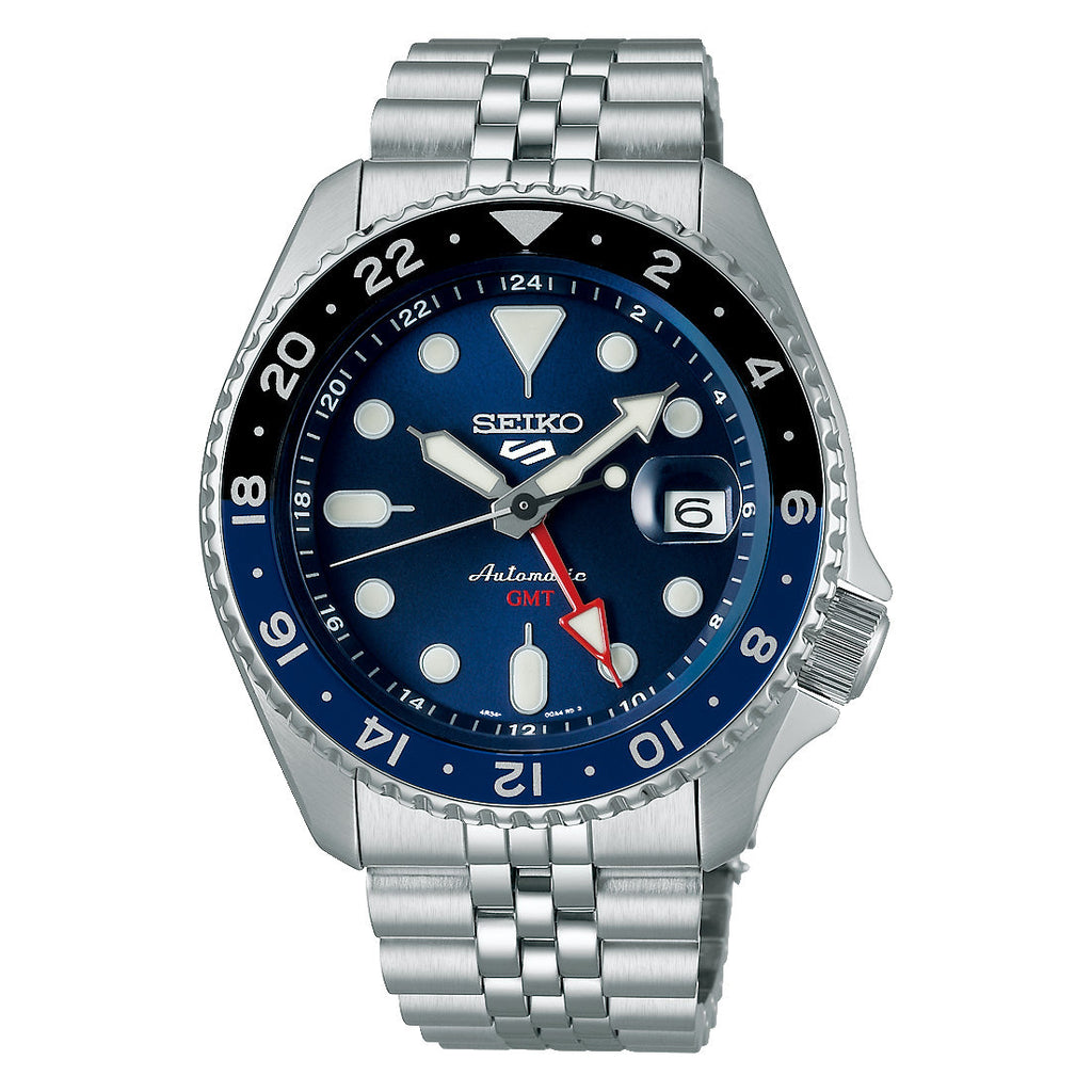 Seiko 5 Sport 'Blueberry' GMT SKX Men's Blue Watch