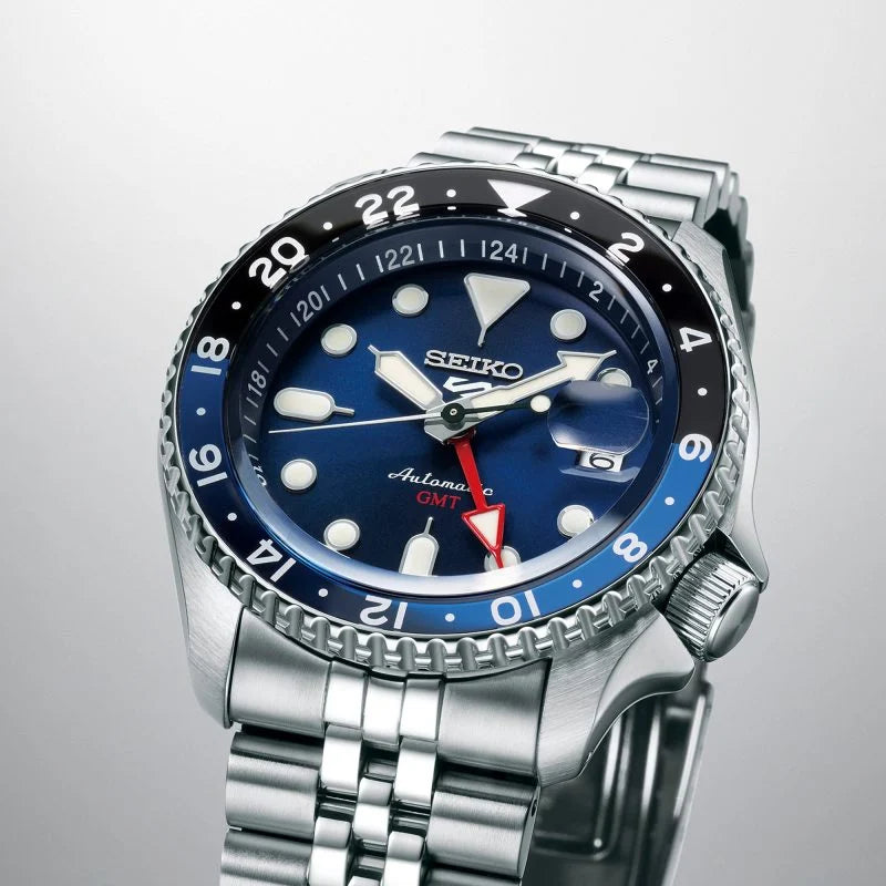 Seiko 5 Sport 'Blueberry' GMT SKX Men's Blue Watch