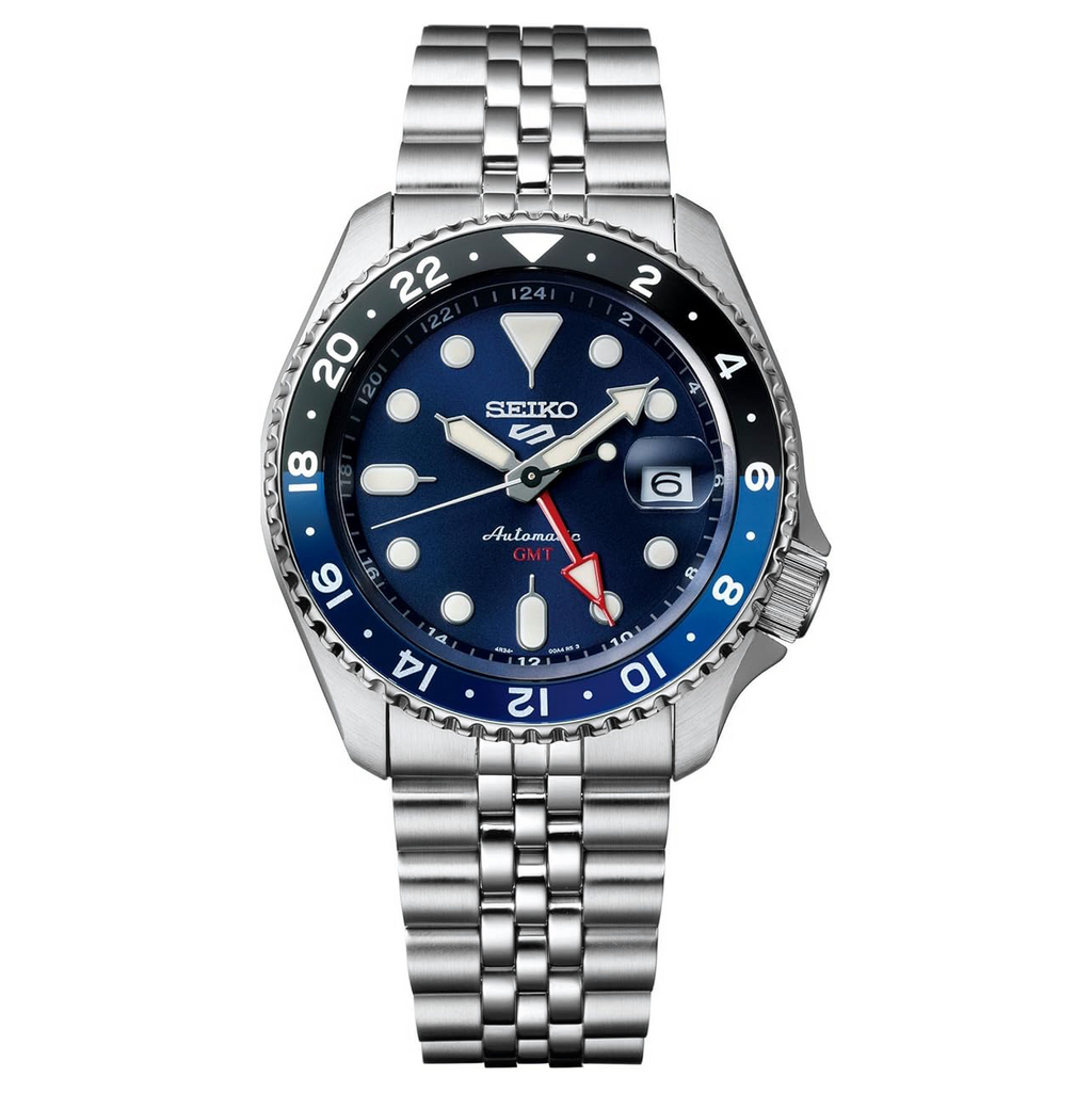 Seiko 5 Sport 'Blueberry' GMT SKX Men's Blue Watch