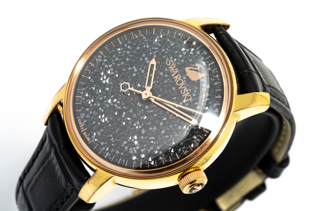 Swarovski Watch Automatic Crystalline Hours Black