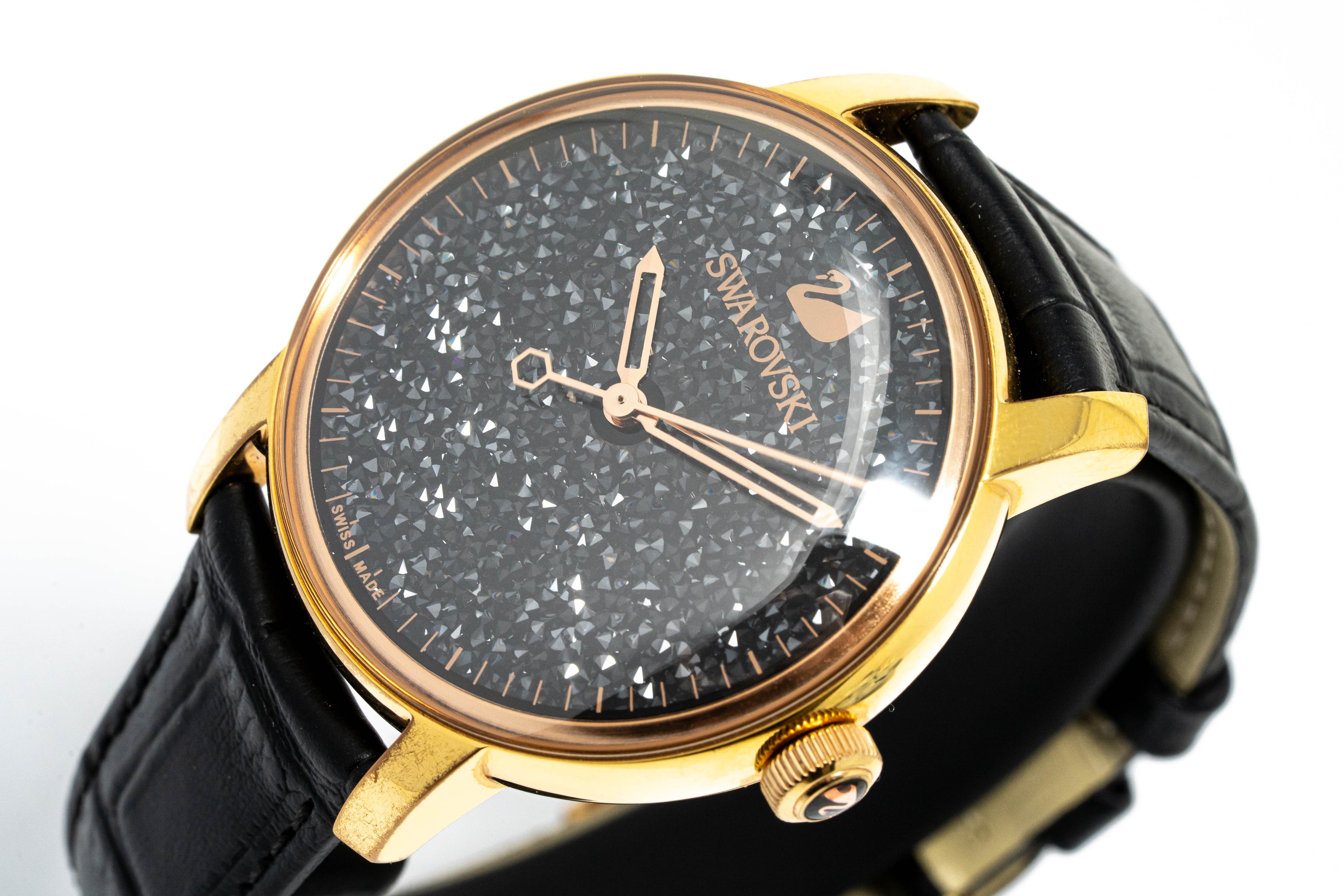 Swarovski Watch Automatic Crystalline Hours Black