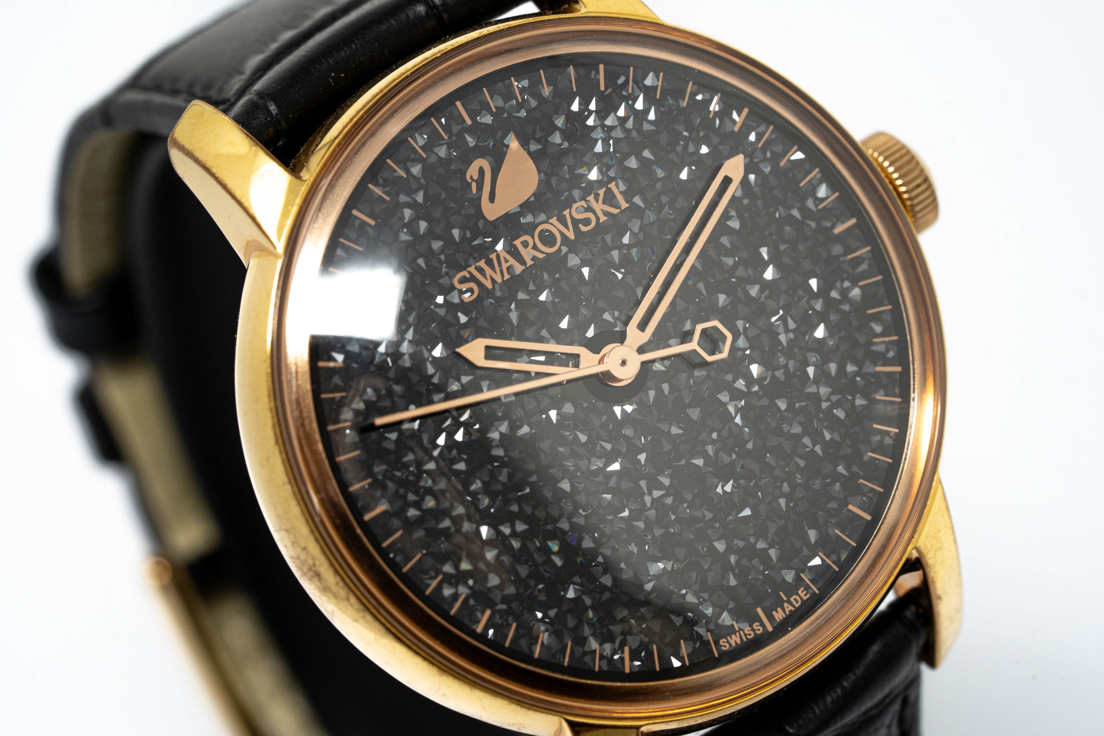 Swarovski Watch Automatic Crystalline Hours Black