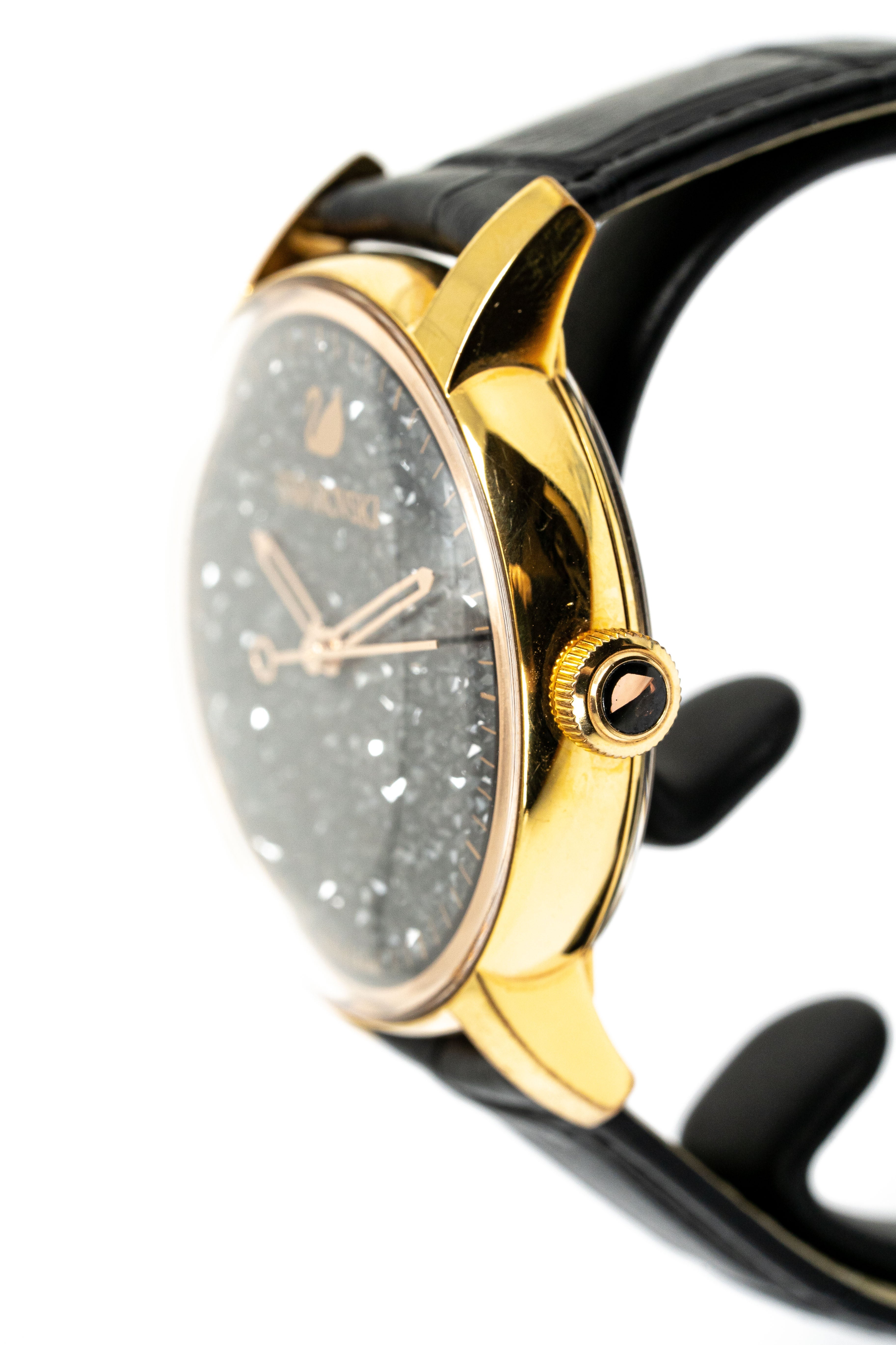 Swarovski Watch Automatic Crystalline Hours Black