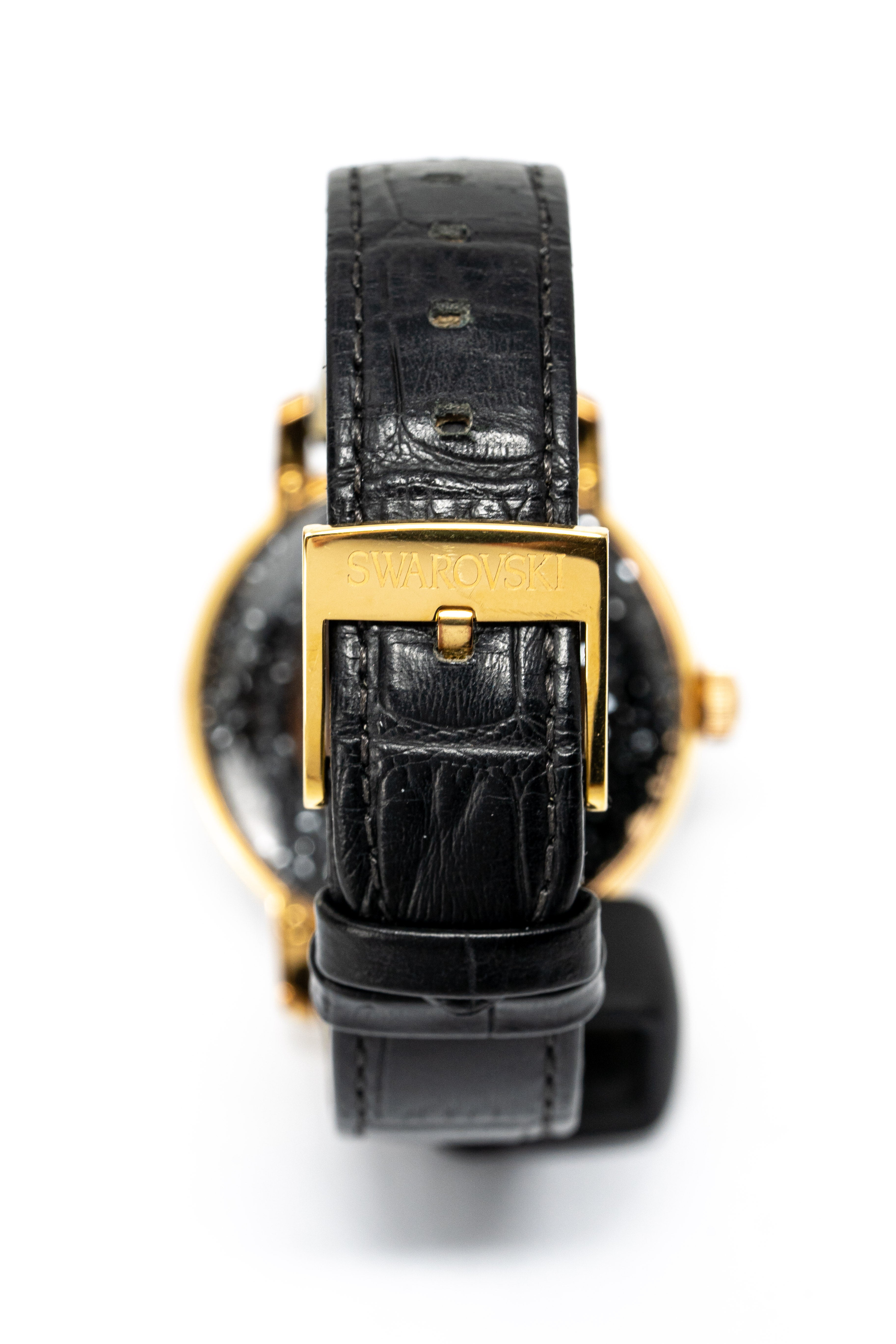 Swarovski Watch Automatic Crystalline Hours Black