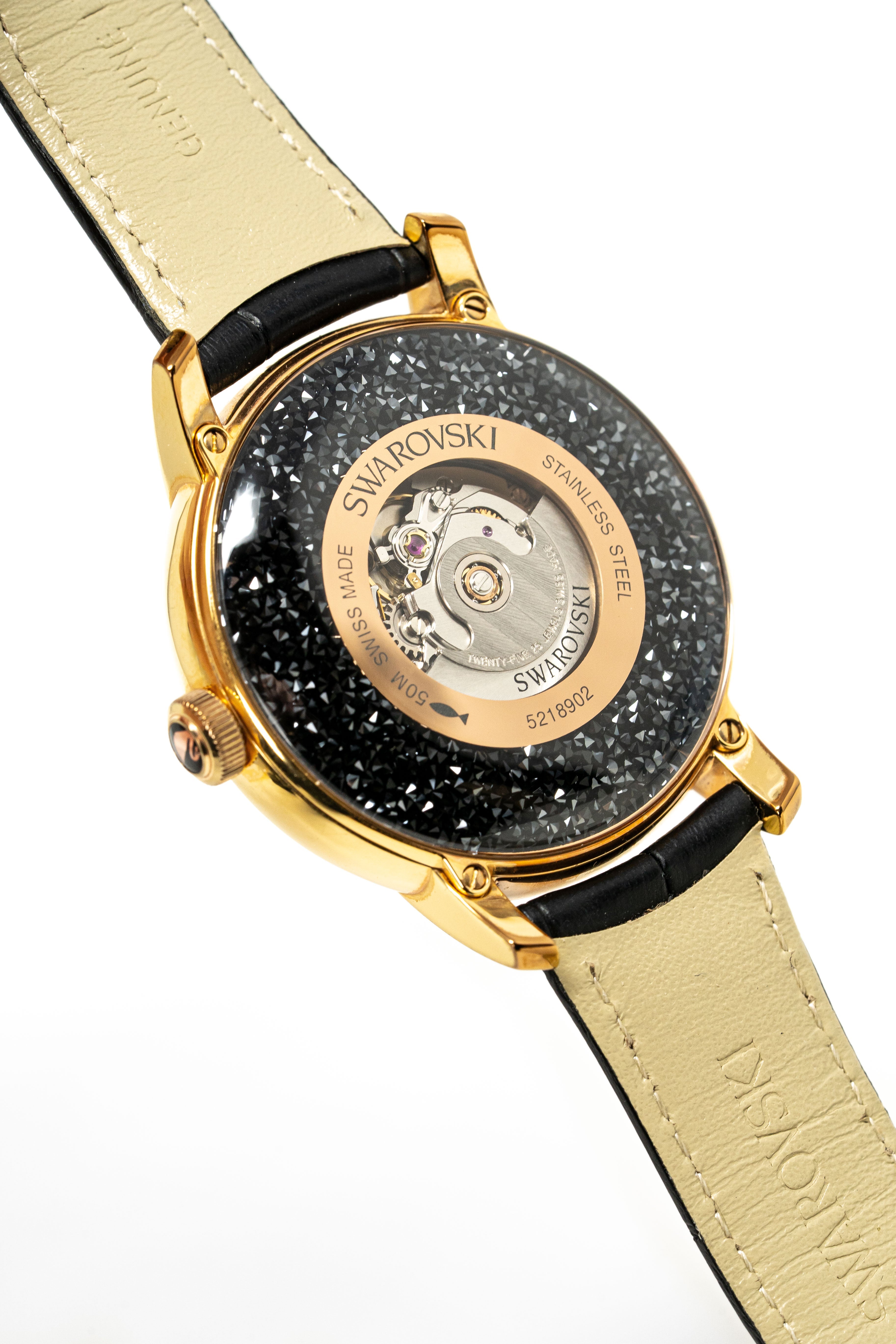 Swarovski Watch Automatic Crystalline Hours Black