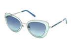 Swarovski Women's Sunglasses Cat Eye Green Blue