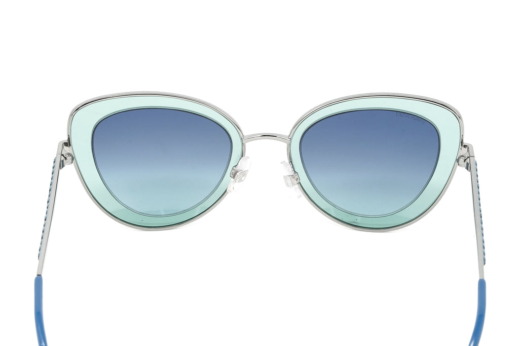 Swarovski Women's Sunglasses Cat Eye Green Blue
