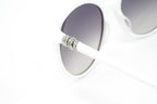 Swarovski Women's Sunglasses Oval Cat Eye White Gradient Grey