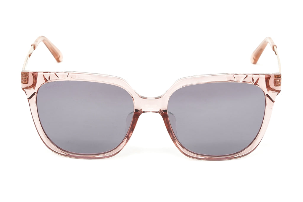 Swarovski Women's Sunglasses Square Translucent Pink