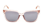 Swarovski Women's Sunglasses Square Translucent Pink