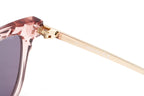Swarovski Women's Sunglasses Square Translucent Pink