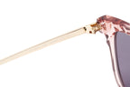 Swarovski Women's Sunglasses Square Translucent Pink