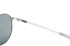 Swarovski Unisex Sunglasses Pilot Silver Mirrored Grey