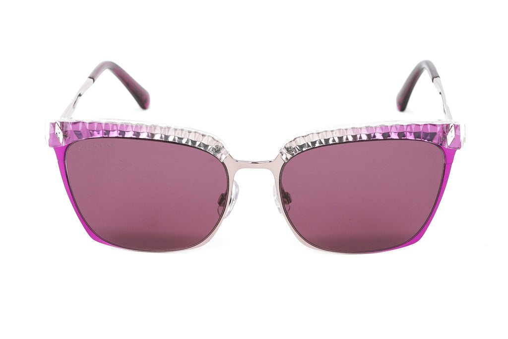 Swarovski Women's Sunglasses Square Browline Pink