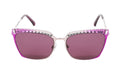 Swarovski Women's Sunglasses Square Browline Pink