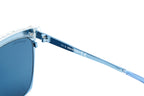 Swarovski Women's Sunglasses Square Browline Blue