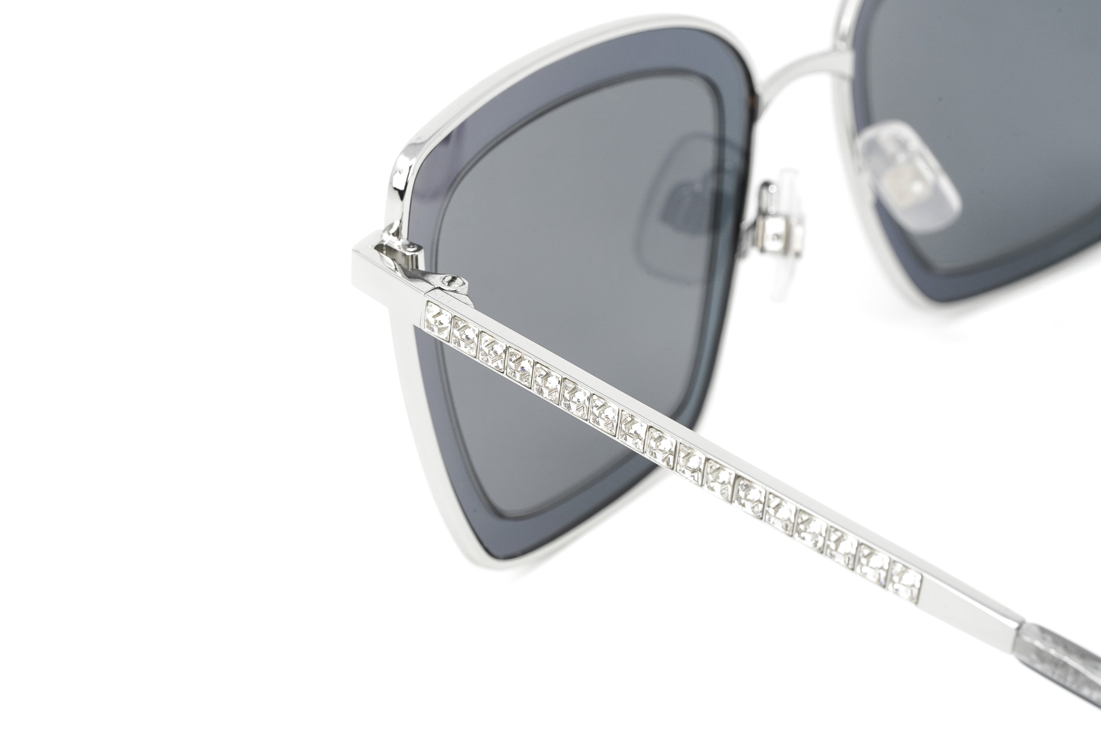 Swarovski Women's Sunglasses Square Cat Eye Mirror Pink