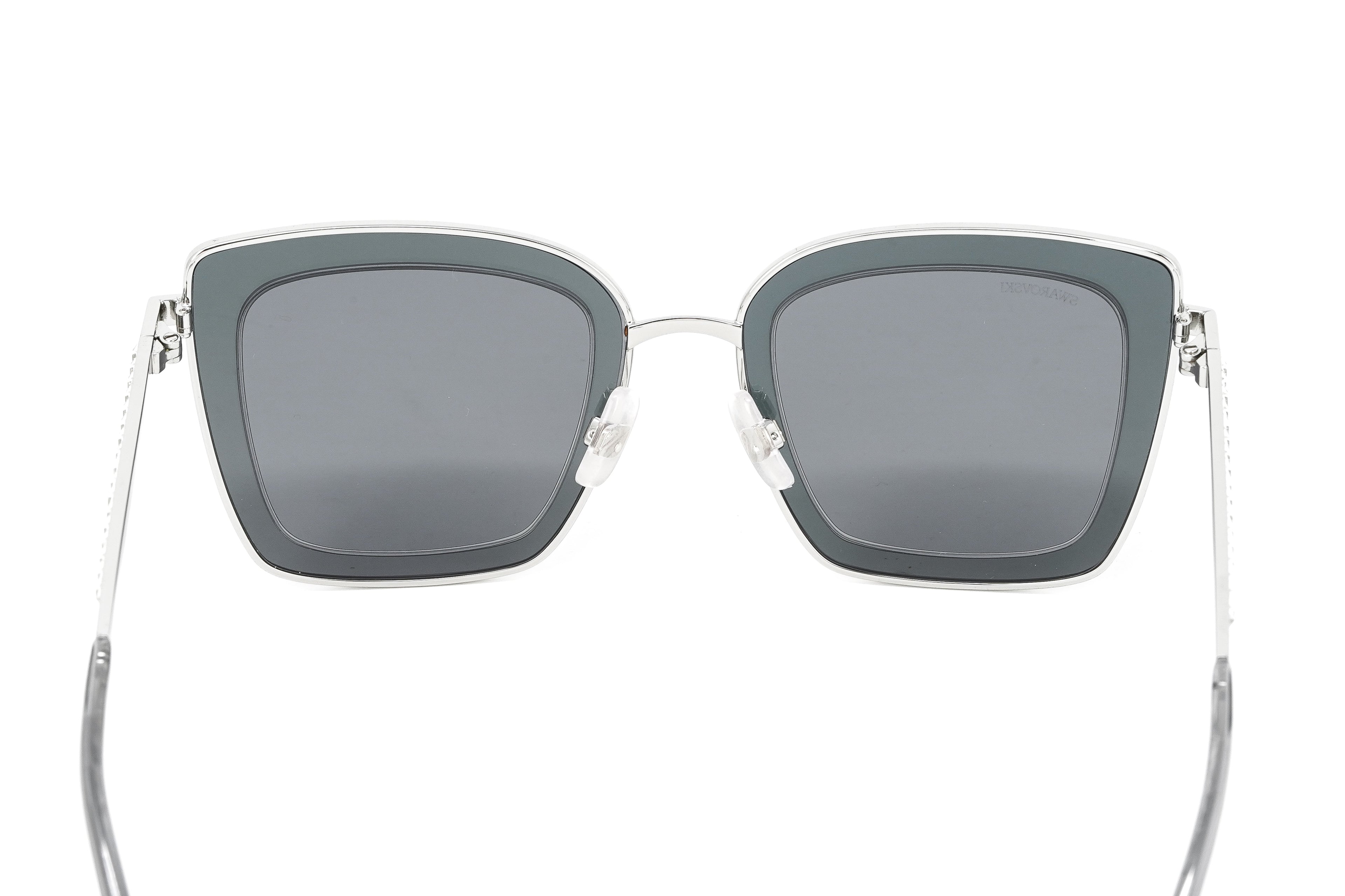 Swarovski Women's Sunglasses Square Cat Eye Mirror Pink