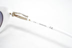 Swarovski Women's Sunglasses Oval Slim White