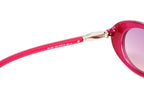 Swarovski Women's Sunglasses Oval Translucent Fuchsia Pink