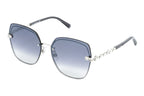 Swarovski Women's Sunglasses Hexagon Pilot Gradient Grey