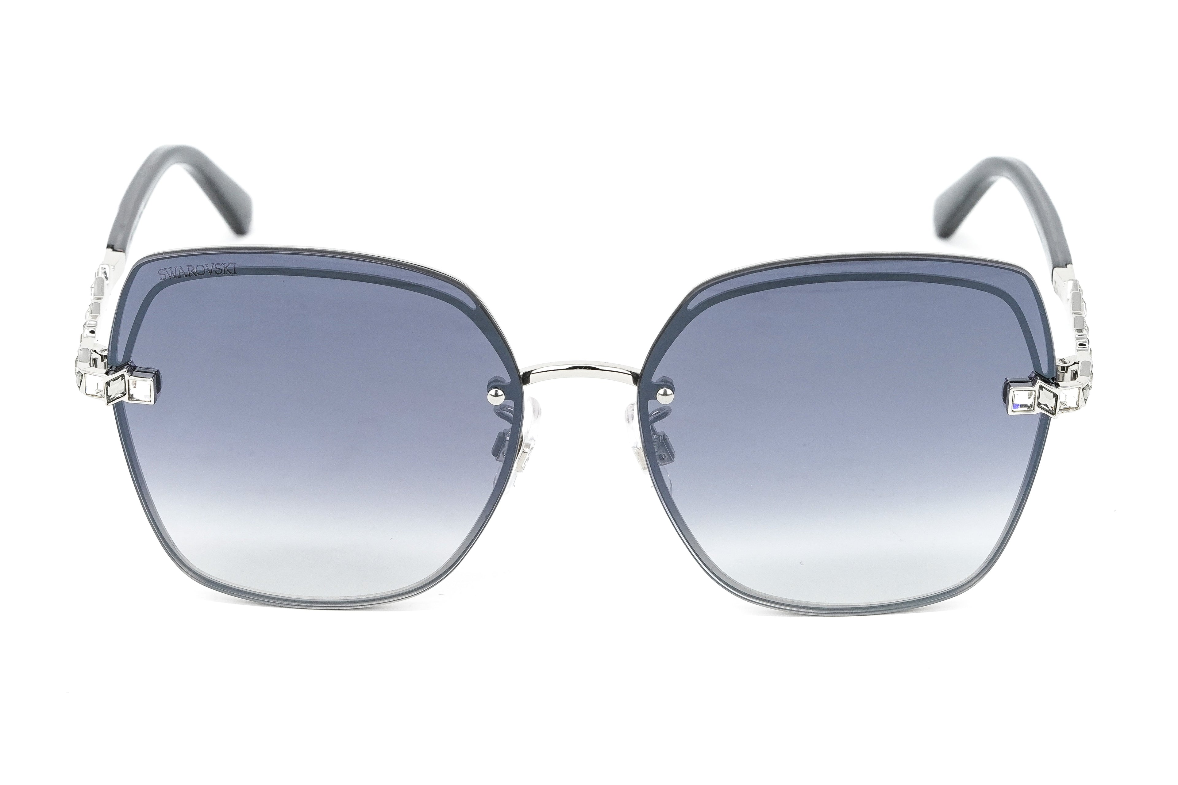 Swarovski Women's Sunglasses Hexagon Pilot Gradient Grey