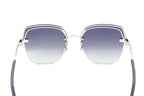 Swarovski Women's Sunglasses Hexagon Pilot Gradient Grey