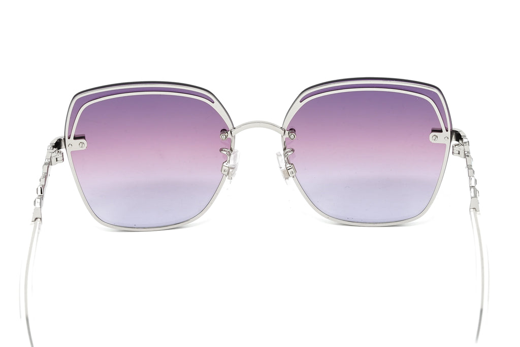 Swarovski Women's Sunglasses Square Gradient Purple