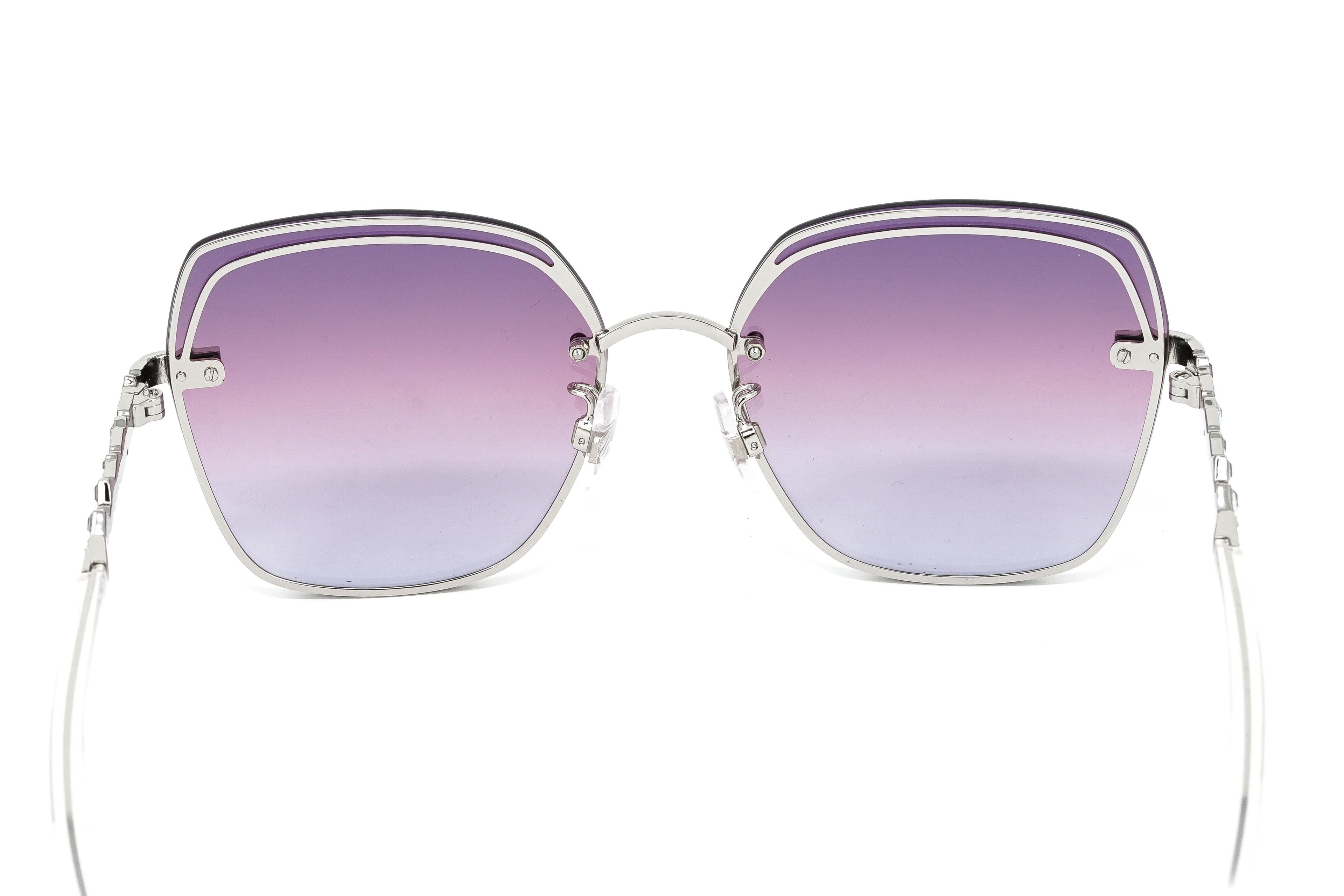 Swarovski Women's Sunglasses Square Gradient Purple