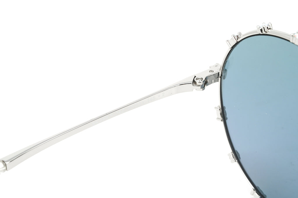Swarovski Women's Sunglasses Round Gradient Light Purple/Aqua Mirror