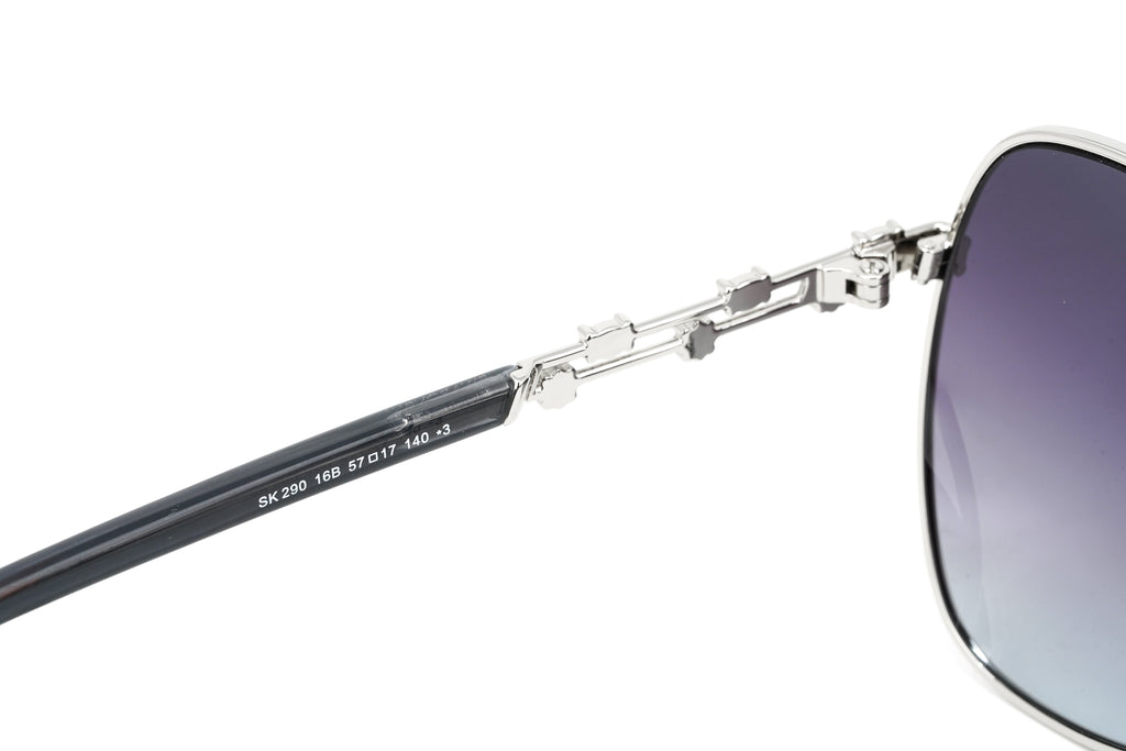 Swarovski Women's Sunglasses Butterfly Pilot Dark Grey
